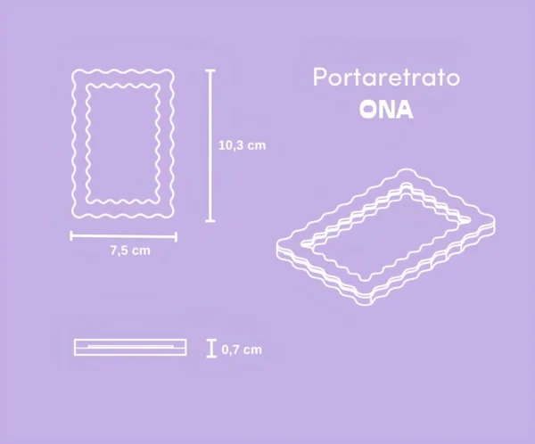 Portarretrato Imantado Ona